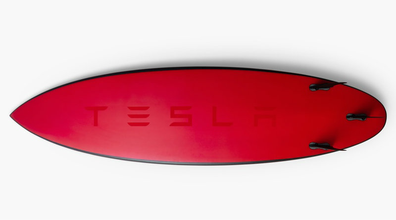 Доска для серфинга Tesla | Фото: Tesla