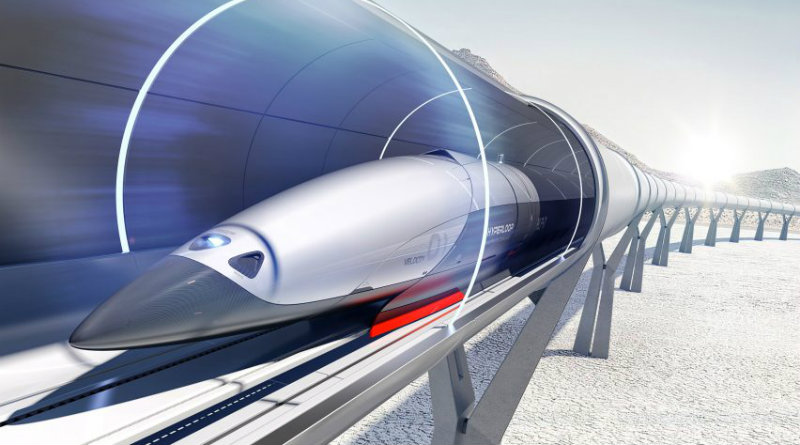 Hyperloop | Фото: dezeen