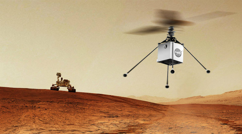 Марсианский вертолет | Фото: NASA
