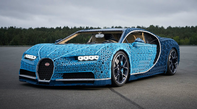 Bugatti Chiron из Lego