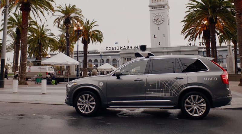 Беспилотное такси Volvo Uber