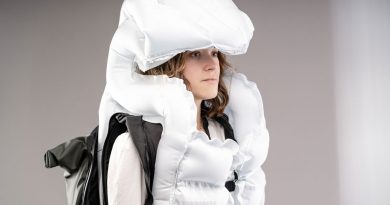 Рюкзак со встроенной подушкой безопасности защитит велосипедистов