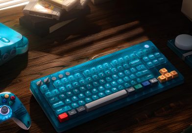 Компания 8BitDo представила прозрачную клавиатуру Retro 87