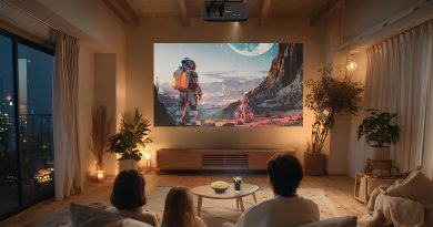 proektor-optoma Лазерный проектор Optoma для фильмов, спорта и игр