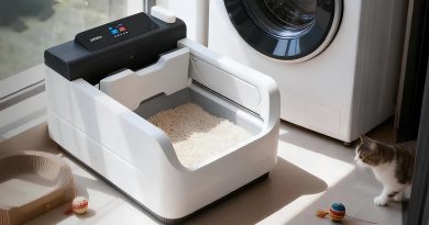 Автоматический лоток Petalas для котов с функцией диагностики