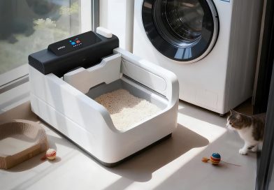 Автоматический лоток Petalas для котов с функцией диагностики