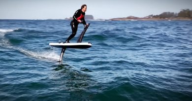 Unifoil выпустила обновлённую электродоску Hydroflyer Sport с рулём