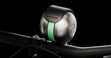 Велосипедный звонок нового поколения от Škoda