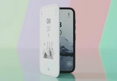 chehol-s-displeem-e-ink Чехол для смартфона с внешним дисплеем E Ink