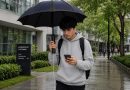 Солнечные панели встроили в обычный зонт