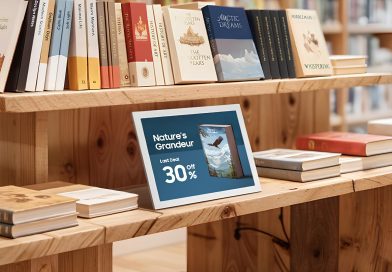 Вывески без электричества: e-ink дисплей Samsung